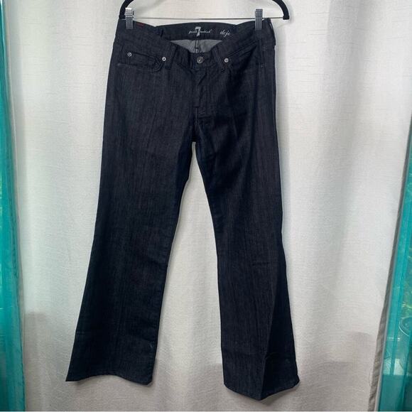7 for all mankind embellished dojo boot cut equestrian jeans size 30 western - Picture 4 of 10